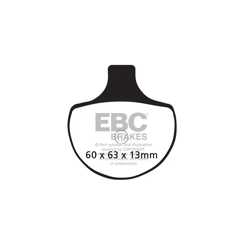 Klocki hamulcowe EBC FA094HH wzmacniane (kpl. na 1 tarcze) Tani