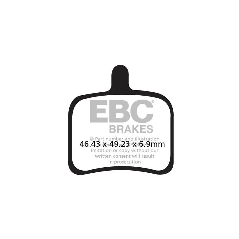 Bestseller Klocki hamulcowe EBC FA460HH wzmacniane (kpl. na 1 tarcze)