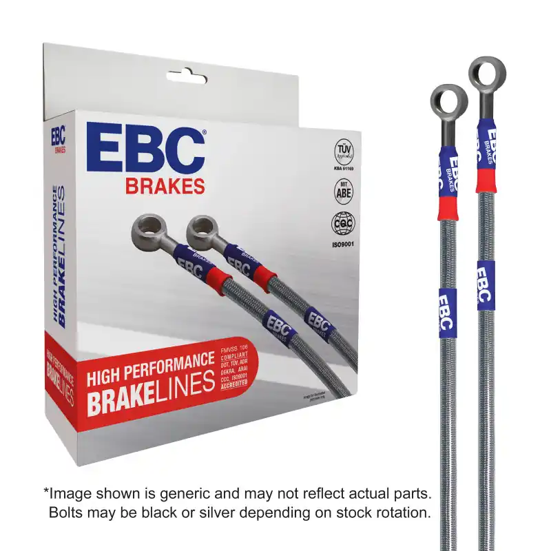 Bestseller Przewody hamulcowe w stalowym oplocie EBC BLM3137-3F przednia oś SUZUKI RG 500 [85-89]