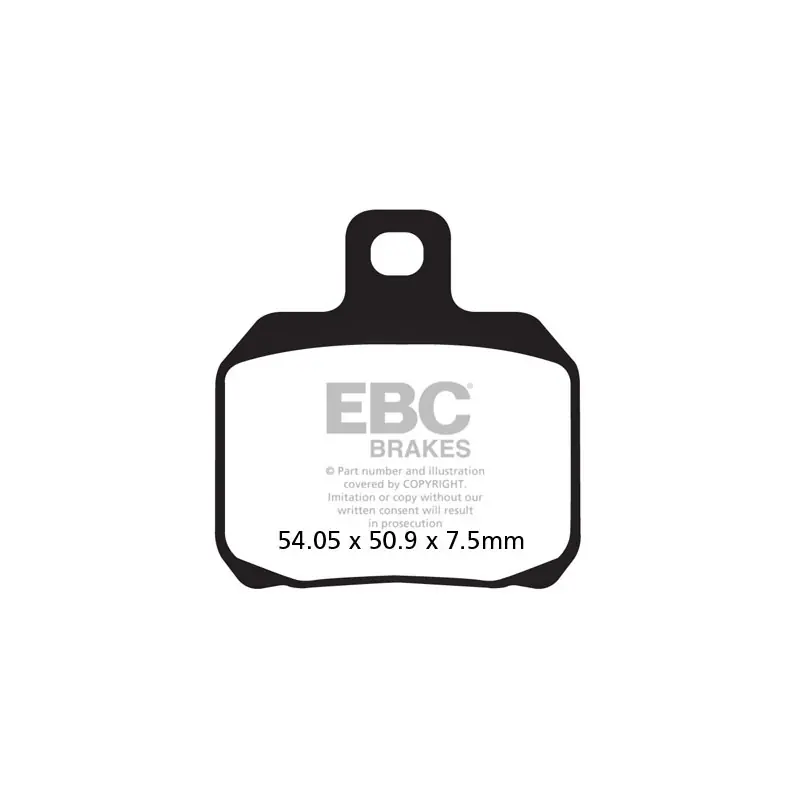 Klocki hamulcowe EBC EPFA266HH Extreme Pro (kpl. na 1 tarcze) Nowy