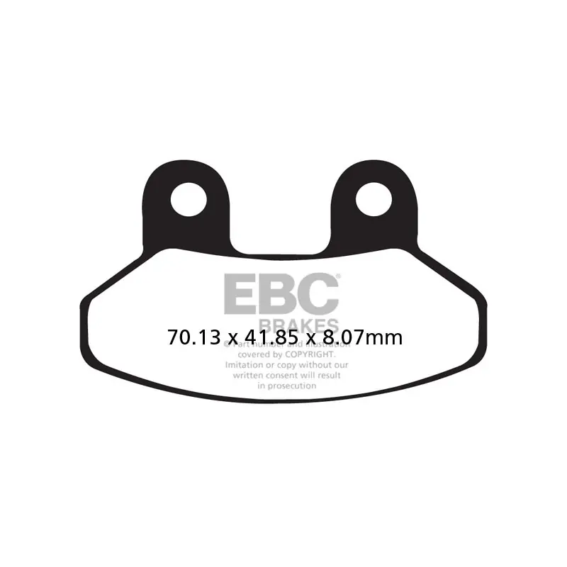 Bestseller Klocki hamulcowe EBC SFA306 skuterowe (kpl. na 1 tarcze)