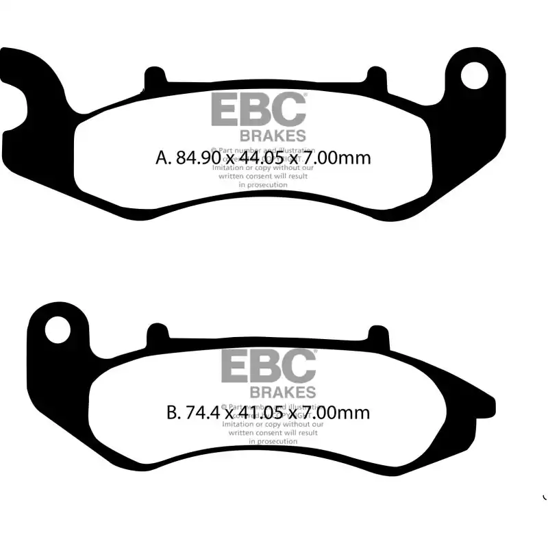 Bestseller Klocki hamulcowe EBC SFA707 skuterowe (kpl. na 1 tarcze)