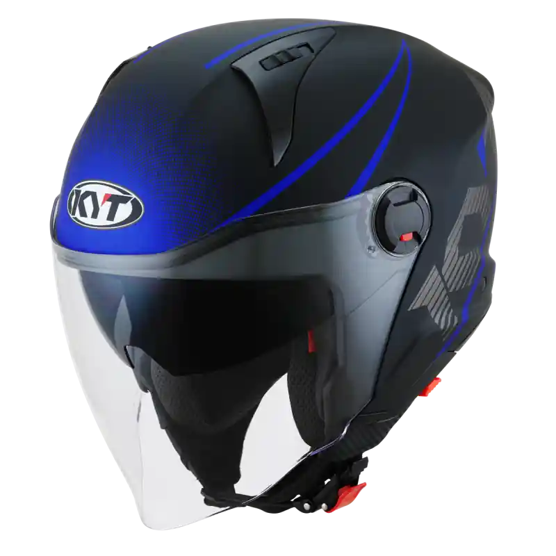Hit cenowy Kask Motocyklowy KYT D-CITY COLORFUL matowy niebieski ECE/ONU 22-06