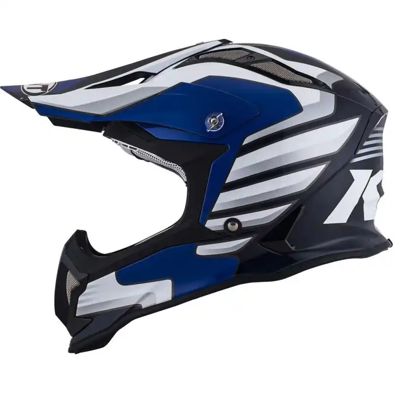 Kask motocyklowy KYT STRIKE EAGLE WINGS biały/niebieski Kup online