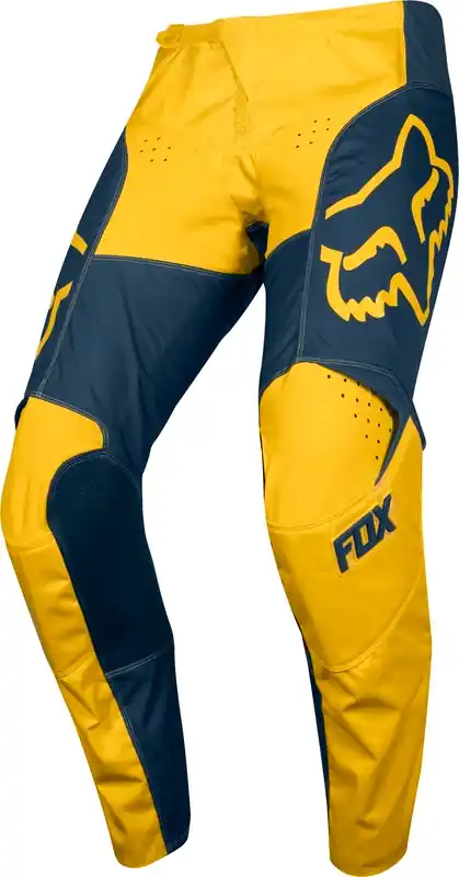 Spodnie Fox 180 PRZM Navy/Yellow Ostatnie sztuki
