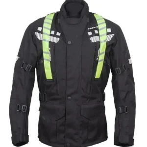 Cena promocyjna ROLEFF WYPRZEDAŻ KURTKA TEKSTYLNA DŁUGA MODEL RO773 (3W1) KOLOR CZARNY/ŻÓŁTY FLUO ROZMIAR S