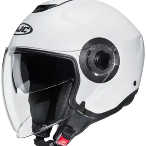 Ekspresowa dostawa HJC I40N SOLID PEARL WHITE KASK MOTOCYKLOWY OTWARTY