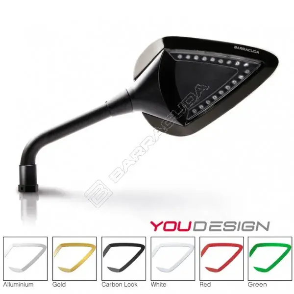 BARRACUDA D-VERSION RACE INDICATOR LUSTERKA Z KIERUNKOWSKAZAMI LED - 2szt Bezpieczna płatność