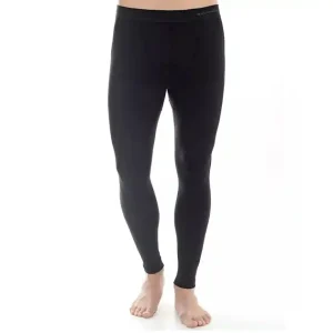 Bestseller Legginsy męskie Brubeck Comfort Wool czarny 2XL