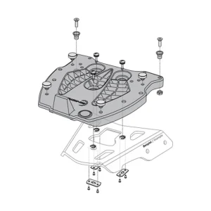 Nowość Płyta montażowa do ALU-RACK pod kufer centralny Givi Monokey, SW-MOTECH