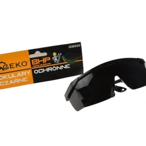 Przeciwodpryskowe okulary ochronne czarne GEKO Wybór klientów