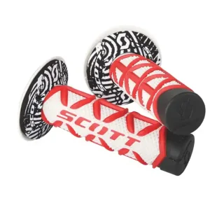 Taniej Manetki SCOTT Grip Diamond + Donut red/white